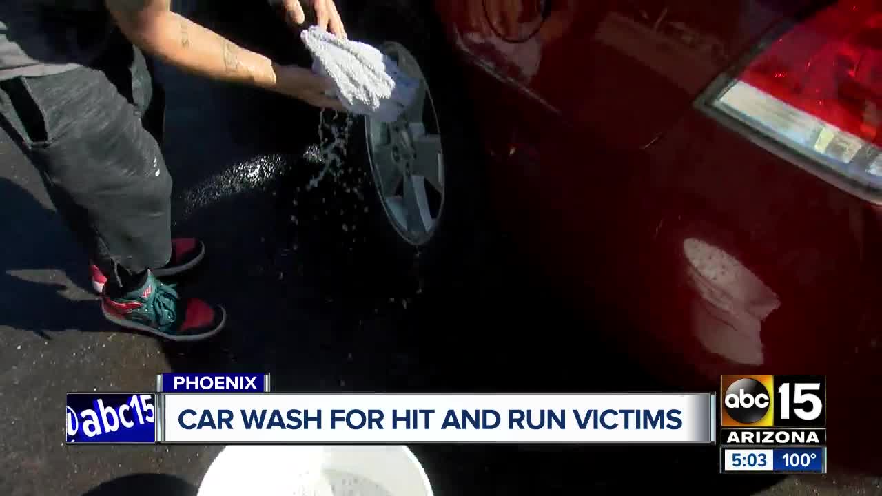 Car wash fundraiser held for Phoenix hit-and-run victims