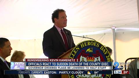 Baltimore County Executive Kevin Kamenetz dies of a heart attack