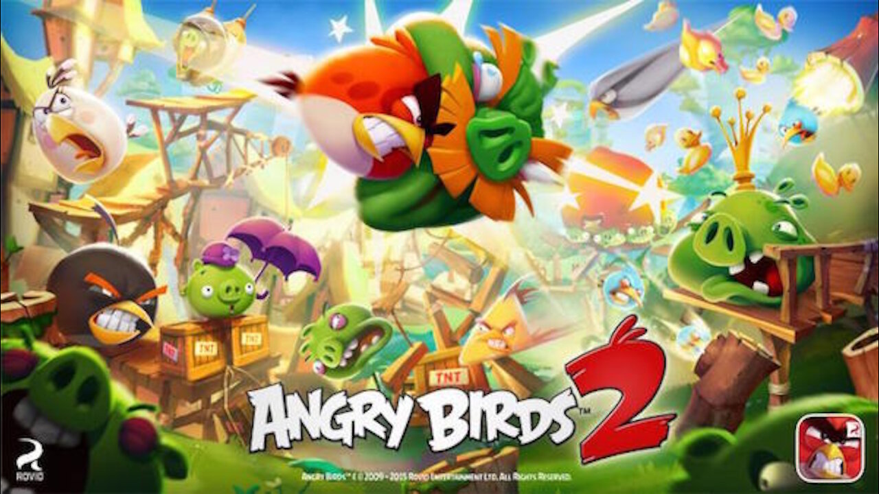 playing a bunch of boss battles in angry birds 2!