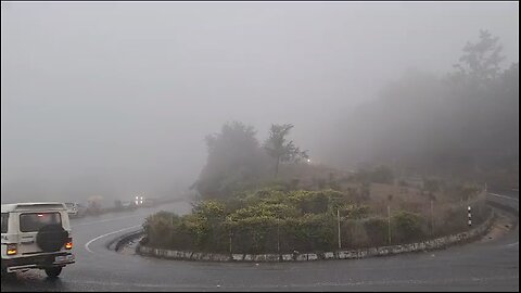 Fog in patratu #jharkhand