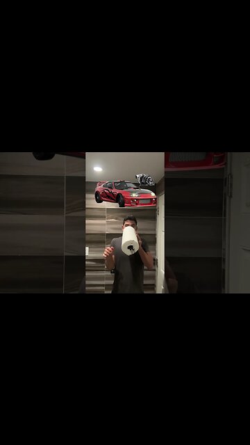 GUY MAKES MK4 SUPRA BIG TURBO SOUND WITH PAPER ROLL 🔥🧻