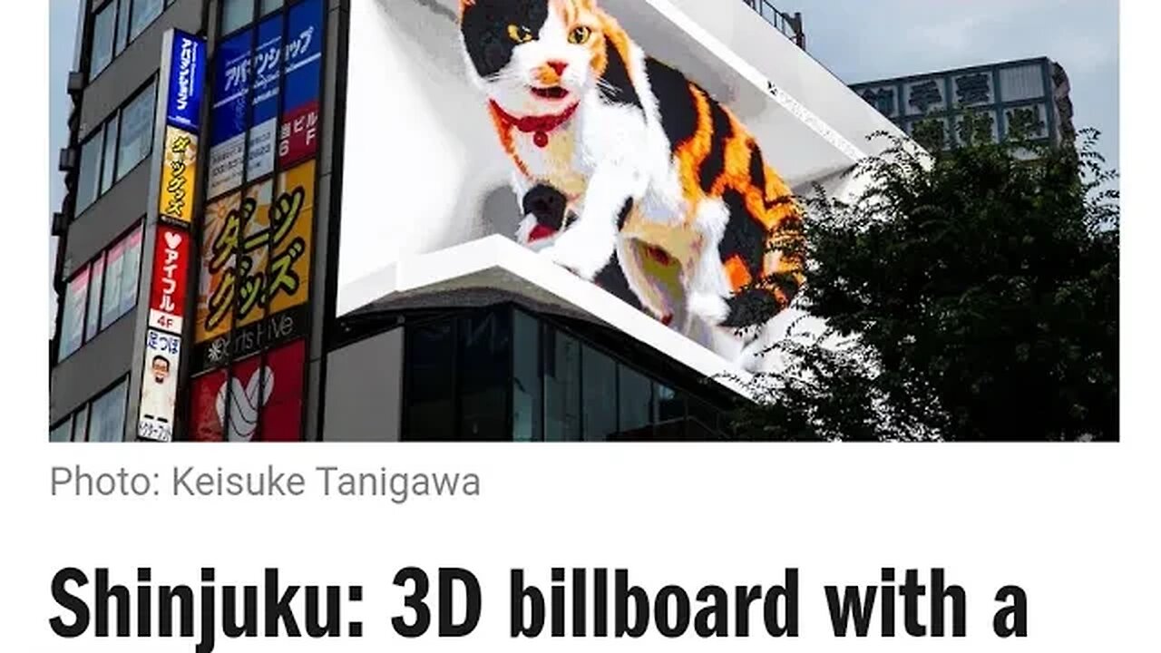 SHINJUKU SHIBUYA JAPAN HAVE 3D BILLBOARD ON SHIBUYA STREET JAPAN -- FRANSISCA OFFICIAL