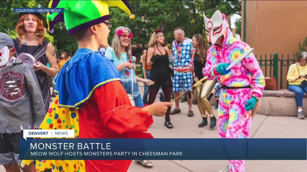 Meow Wolf hosting Monster Battle at Cheesman Park tonight
