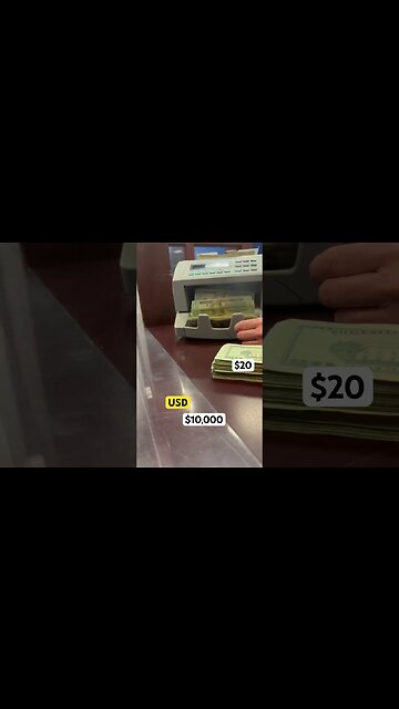 counting US dollars - Change only $10,000 - Kendrick Lamar, Money Trees