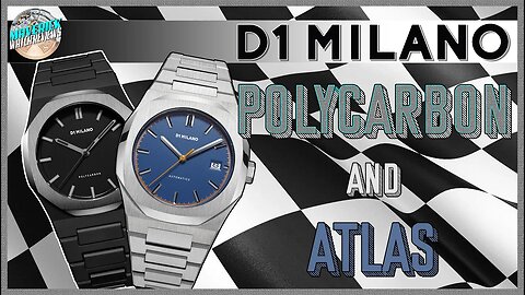 I'm Impressed! | D1 Milano Double Review Of The Polycarbon Quartz & Atlas Automatic Unbox & Review