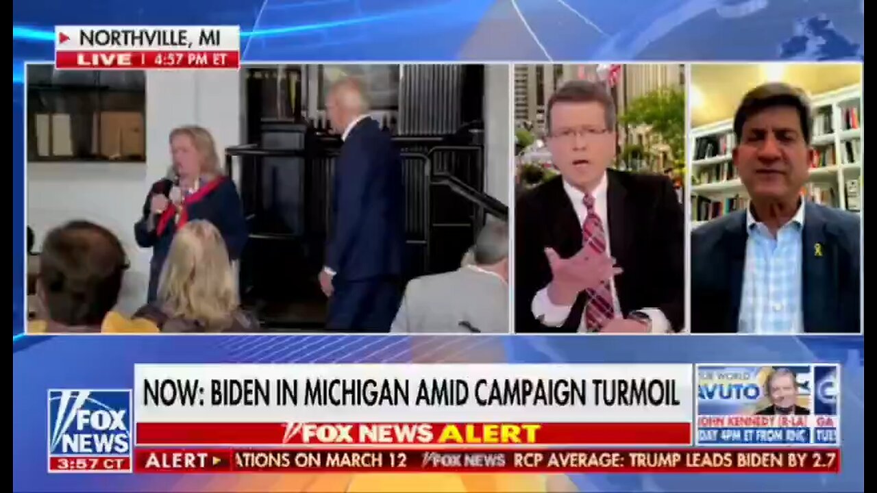 At a rally stop in Michigan, Biden was seen uncomfortably sniffing a black child