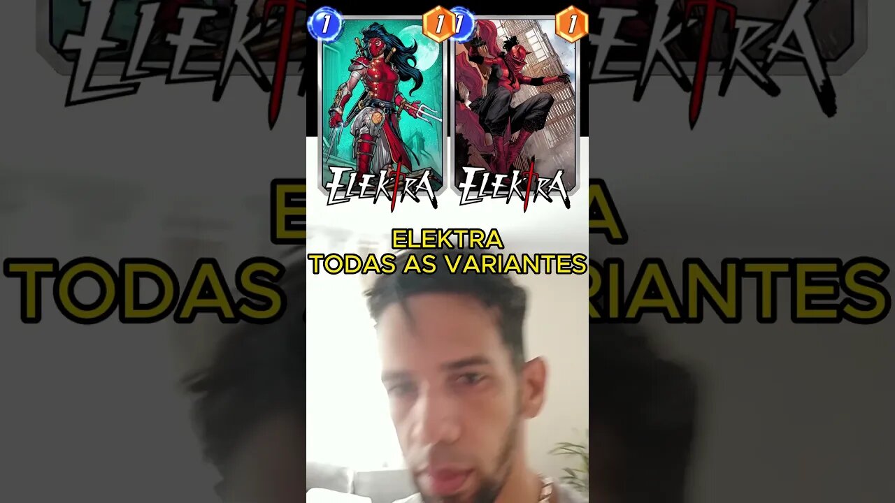 ELEKTRA TODAS AS VARIANTES MARVEL SNAP #marvelsnap