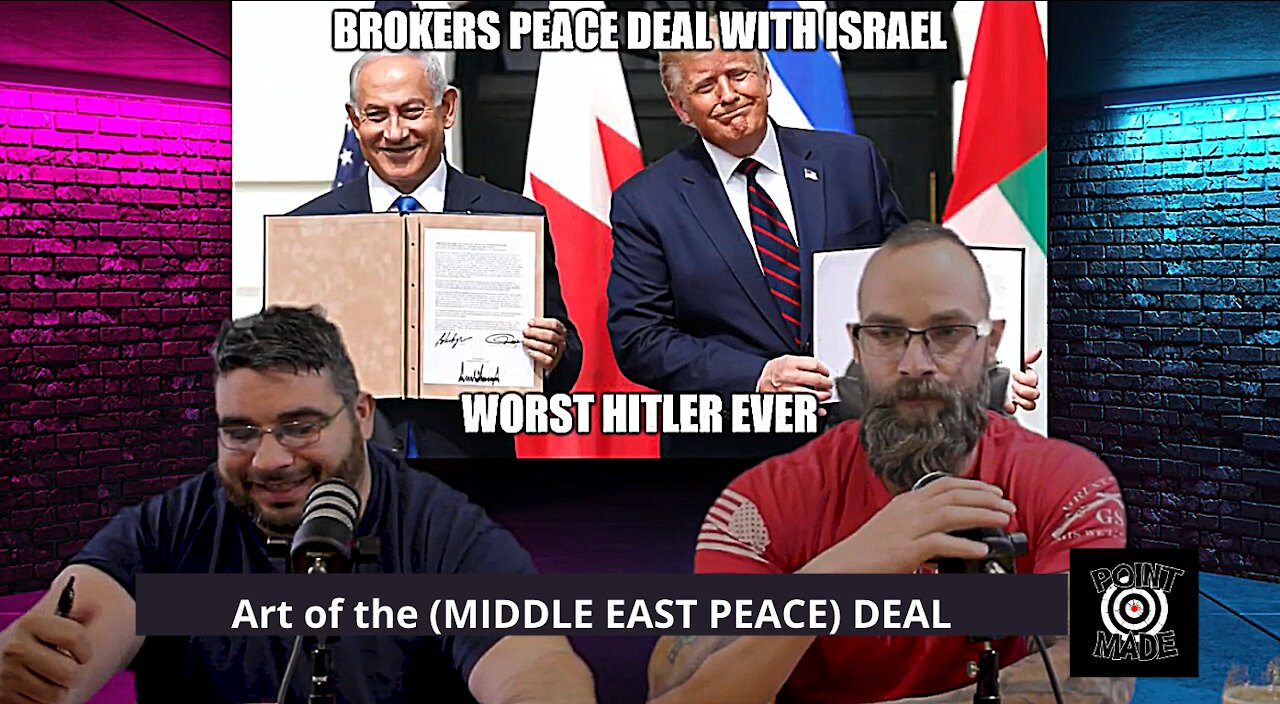 Donald Trump ART OF THE (MIDDLE EAST PEACE) DEAL- and Why he may NEVER get the NOBEL PEACE PRIZE