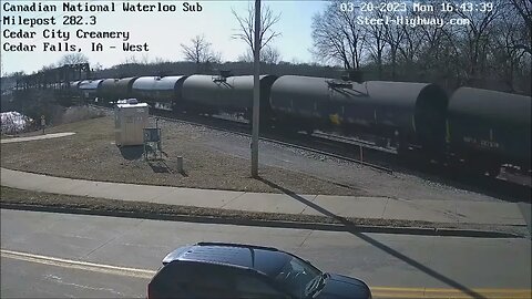 CSX, BCOL and CN Power Leading WB U703 Empty Ethanol at East Dubuque, IL, Cedar Falls and Iowa Falls