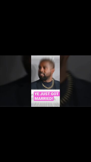 YE JUST GOT MARRIED! #ye #tmz