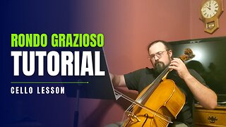 Rondo Grazioso from the Sonata in C Major by Jean-Baptiste Pavol Tutorial | Suzuki Cello Book 4