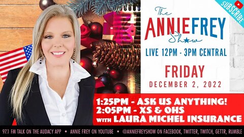 Tik Tok, Apple, Disney, Twitter, and FRIDAY! • Annie Frey Show 12/2/22