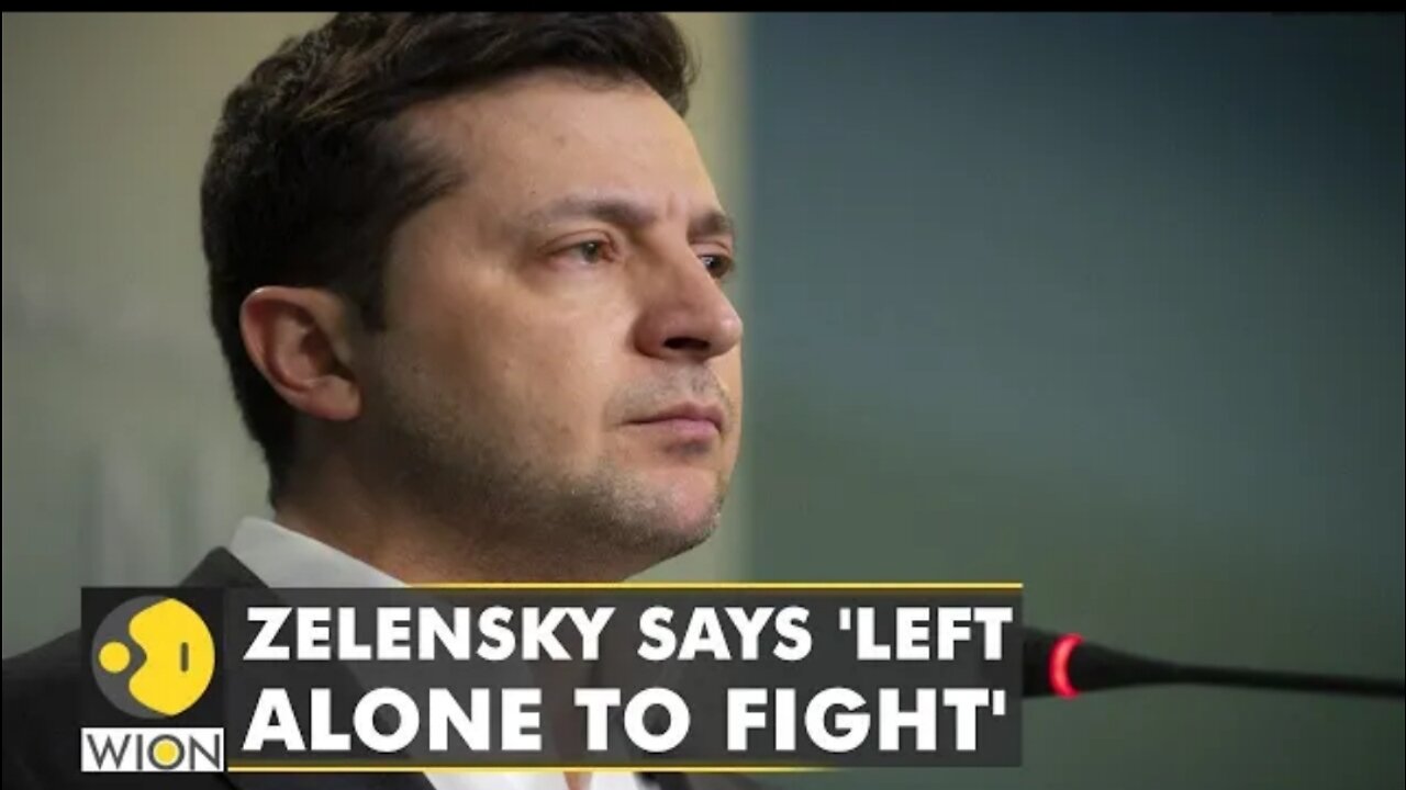 Russia-Ukraine conflict: Ukraine President Zelensky says 'left alone to fight' | English News
