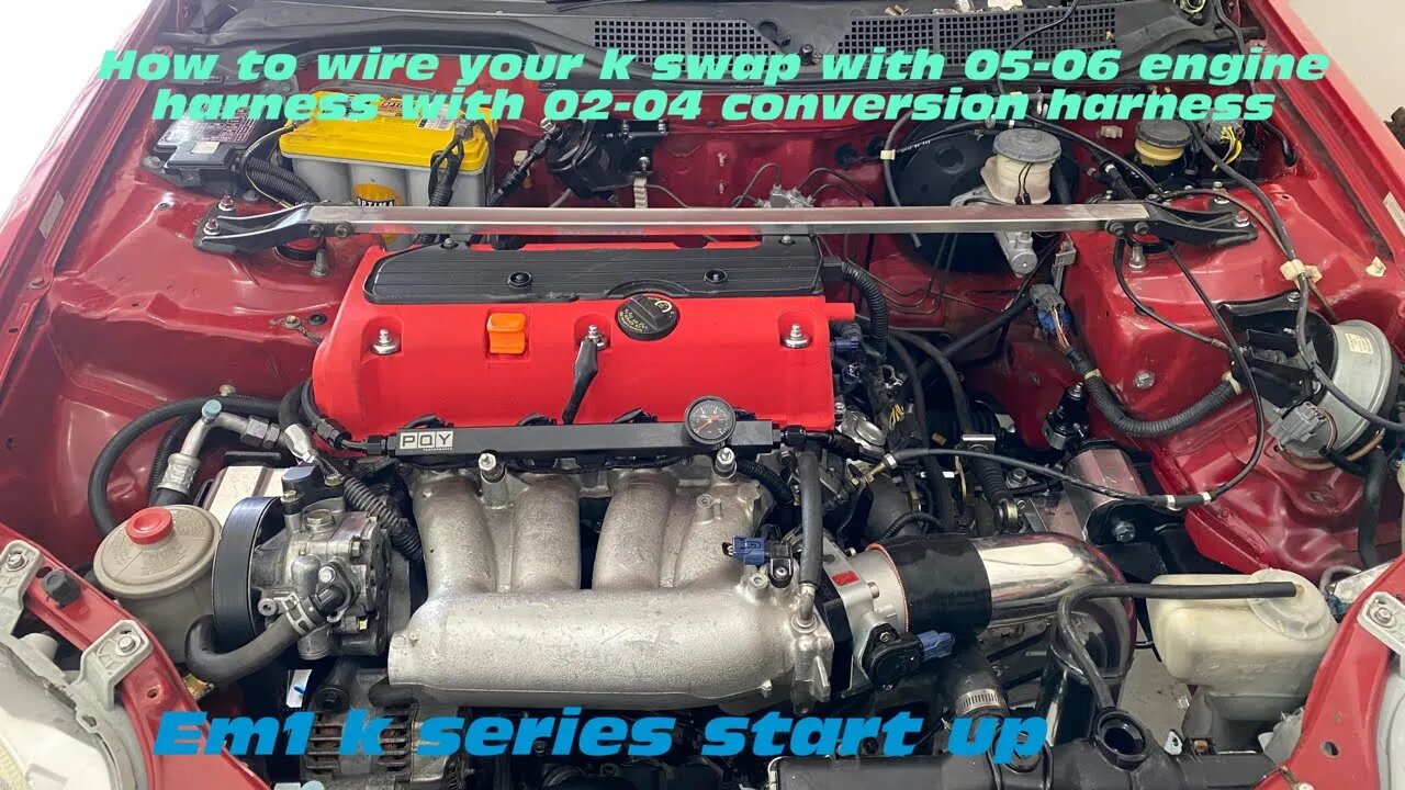How to start your k series part 5 (em1 k24)