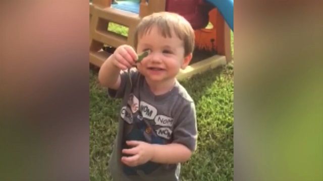 Kid loves his new friend. Wait until you see what it is!