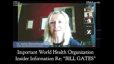 World Health Organization Insider Information Re: "BILL GATES"