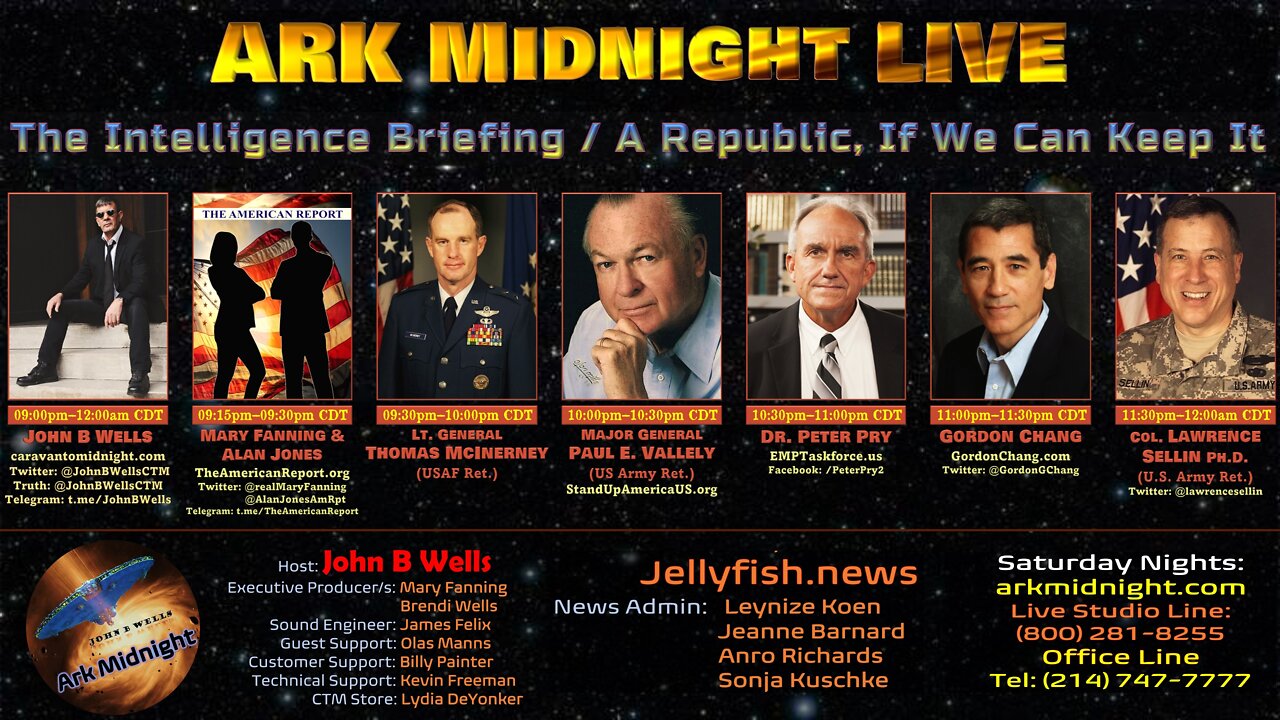 The Intelligence Briefing / A Republic, If We Can Keep It - John B Wells LIVE