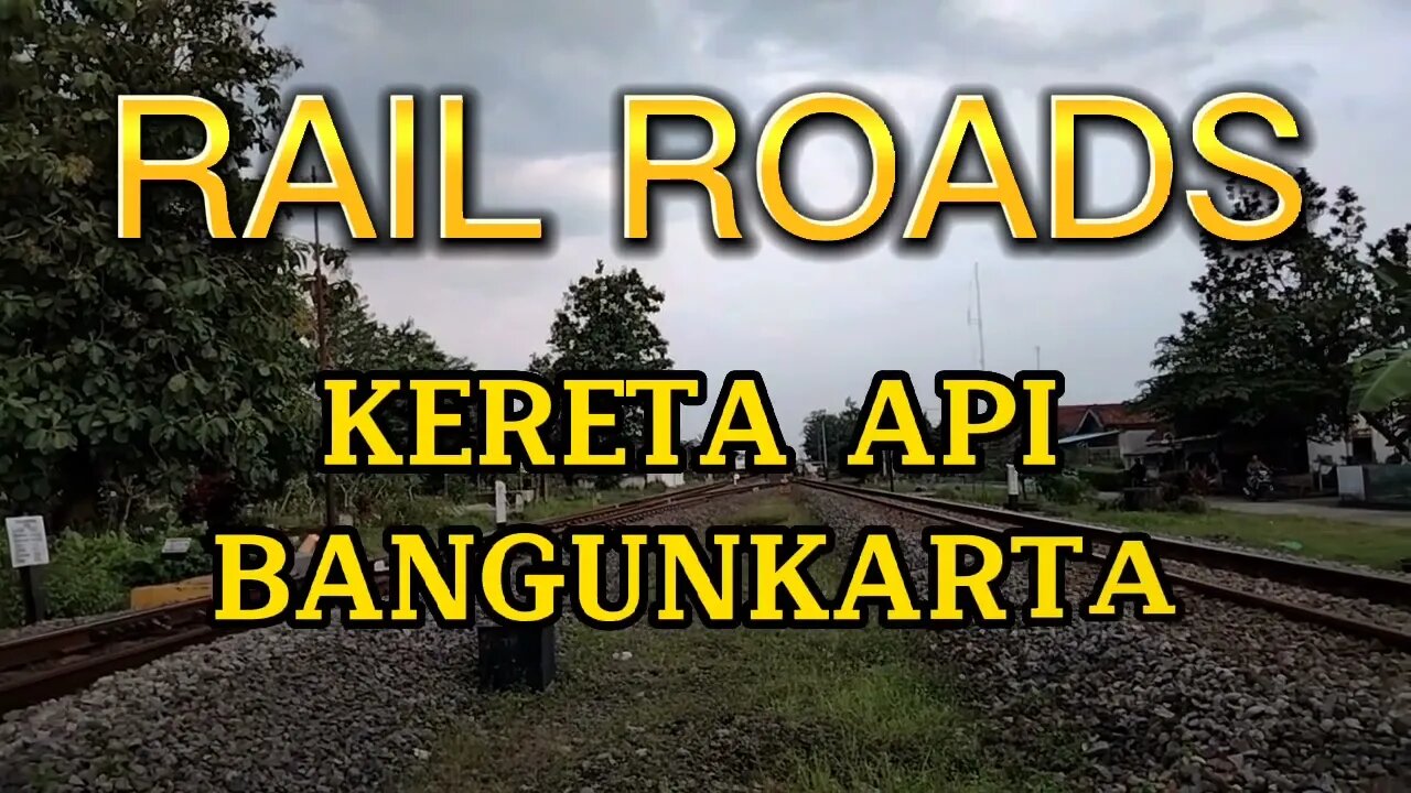 kereta api BANGUNKARTA gagah