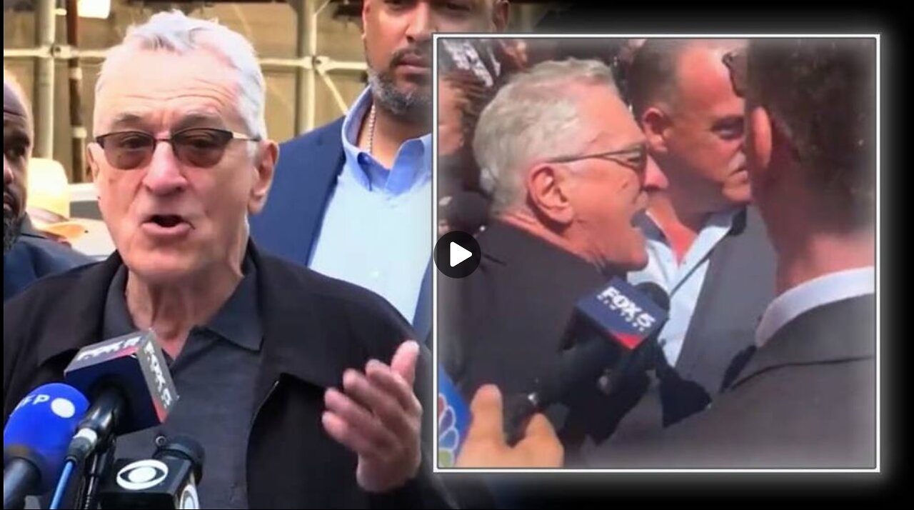 VIDEO: Robert De Niro Runs From Angry New Yorkers