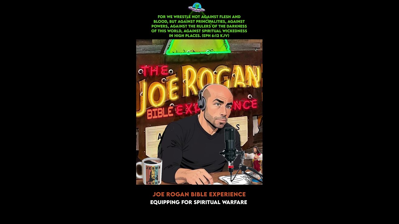 How to Equip for Spiritual Warfare? THE JOE ROGAN BIBLE EXPERIENCE #jre #fight #evil #pray #jesus