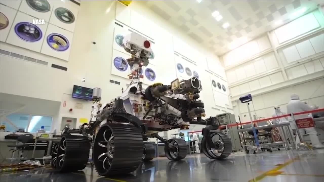 Kendrick Castillo's name written on NASA's Perseverance Rover that landed on Mars Thursday