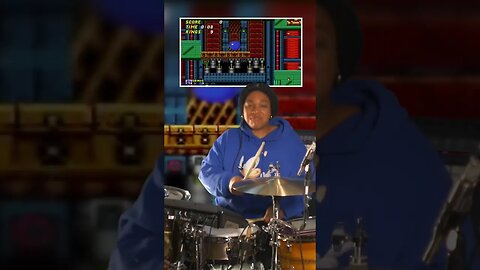 Metropolis Zone 1-Sonic the Hedgehog 2 “B.Richdrumz” #femaledrummer #shorts #sonicthehedgehog