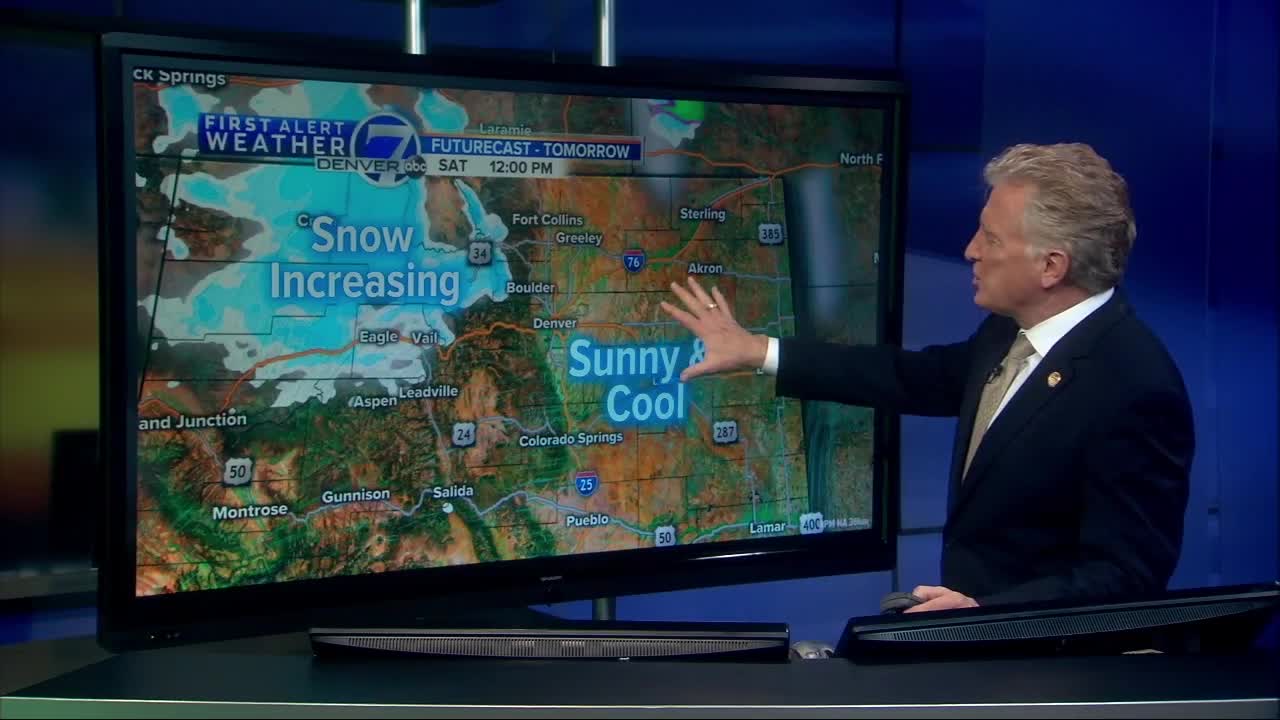 Heading outdoors this weekend? Mike Nelson tells you what you can expect weather-wise in Colorado!