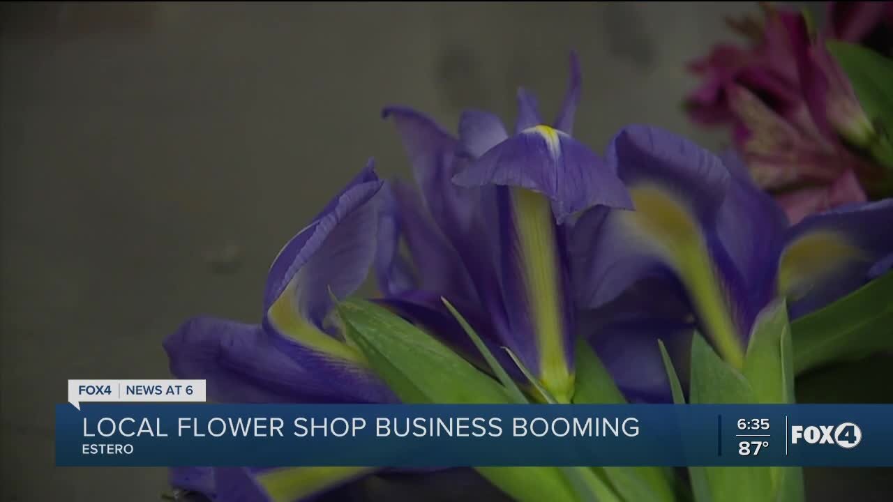 Local floral shops booming