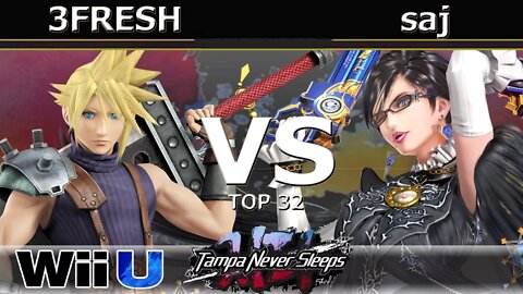 3Fresh Lade (Cloud) vs. saj (Bayonetta) - Wii U Top 32 - TNS7