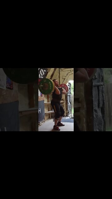 125 kg / 275 lb - Push Press + Jerk - Weightlifting Training