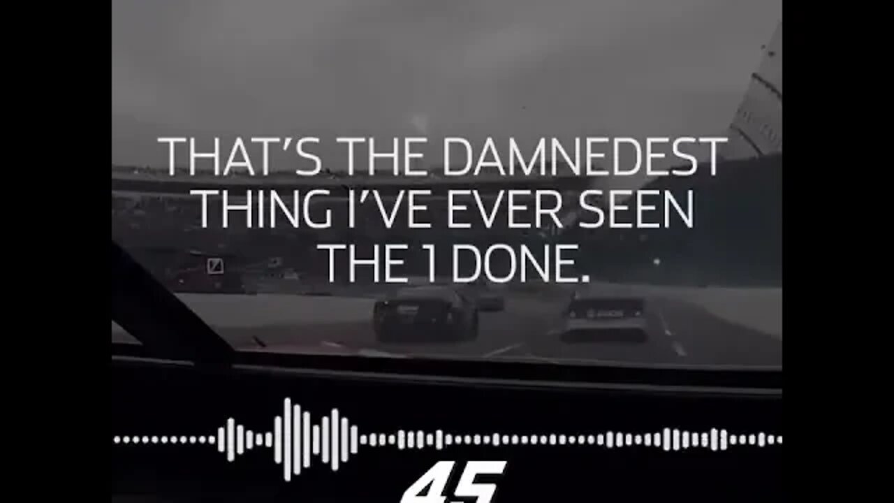 Ross Chastain "video game like move" from Martinsville