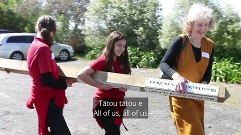 Hawke's Bay Peace Pole Project gifting ceremony at Te Aranga Marae, Flaxmere