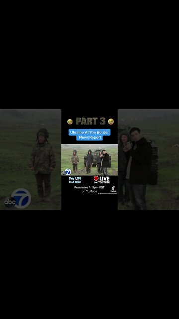 REPORTER FIGHTS UKRAINIAN SOLDIER AT BORDER! 😳 #shorts #comedyshorts