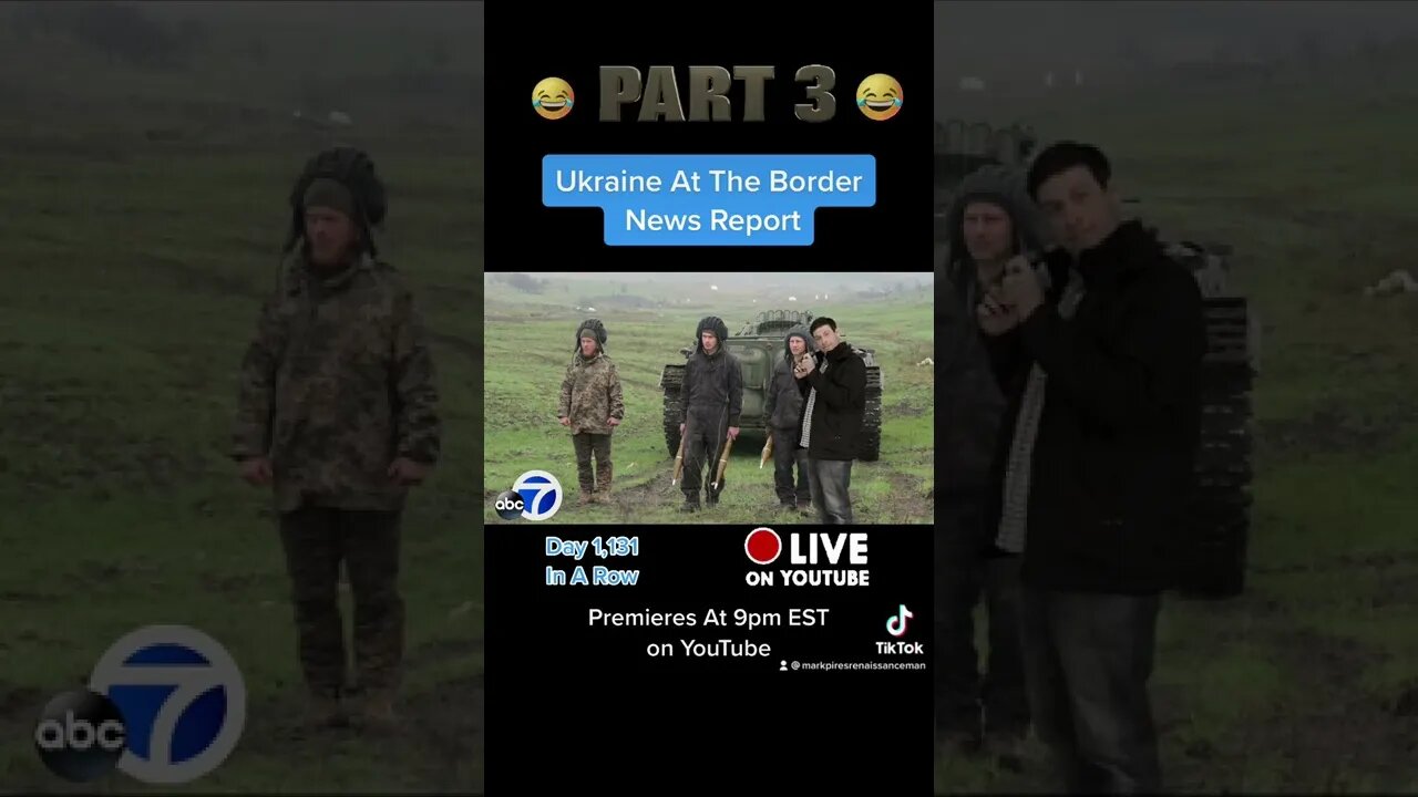 REPORTER FIGHTS UKRAINIAN SOLDIER AT BORDER! 😳 #shorts #comedyshorts
