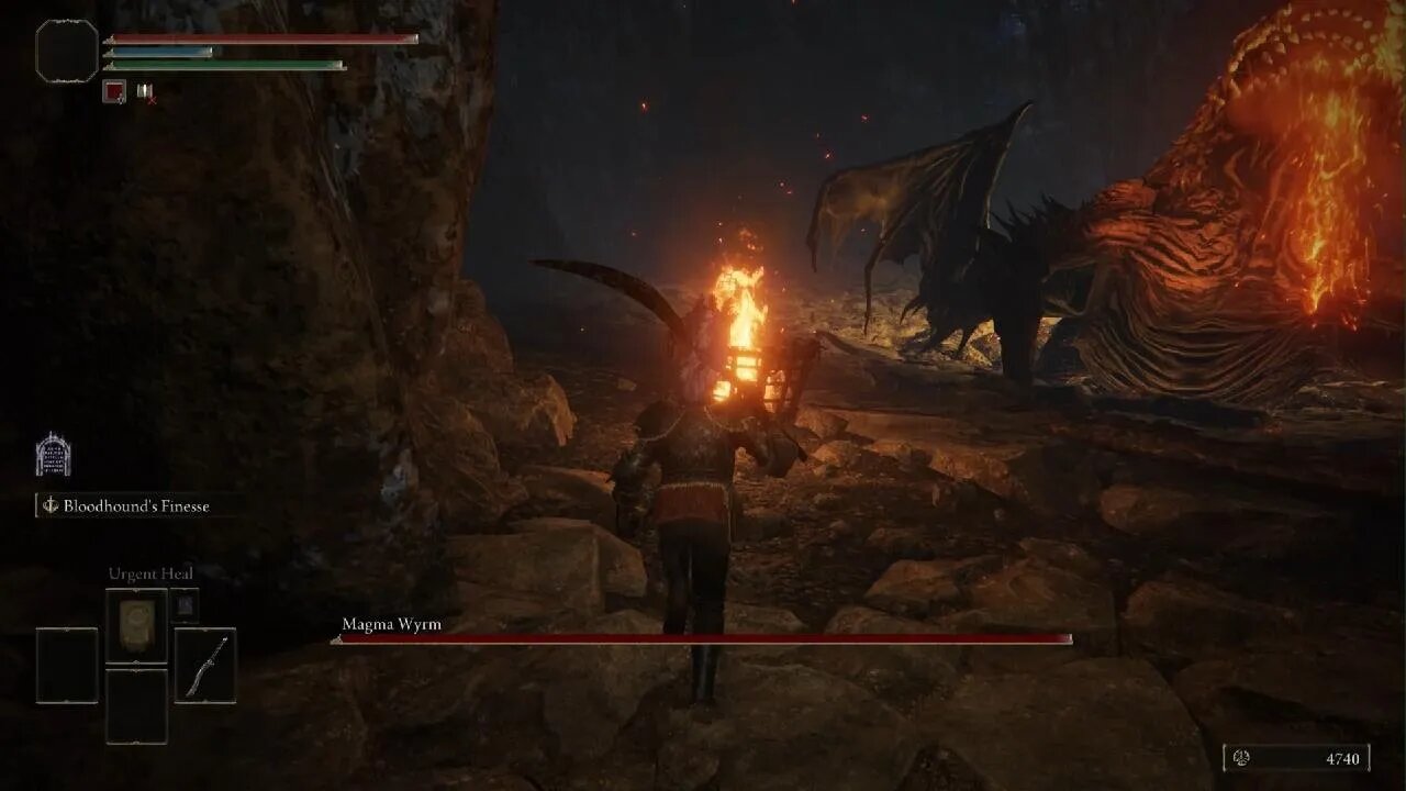 ELDEN RING Magma Wyrm Boss Fight