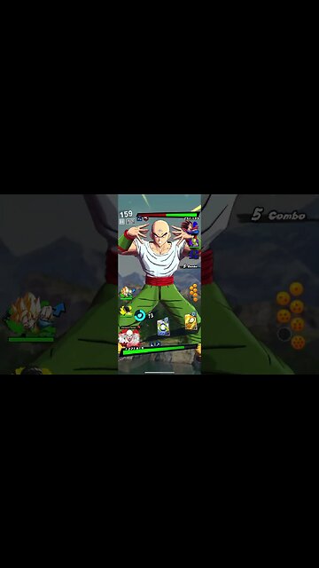 Dragon Ball Legends - Extreme Tien Solar Flare Skill Special Gameplay (DBL10-08E)
