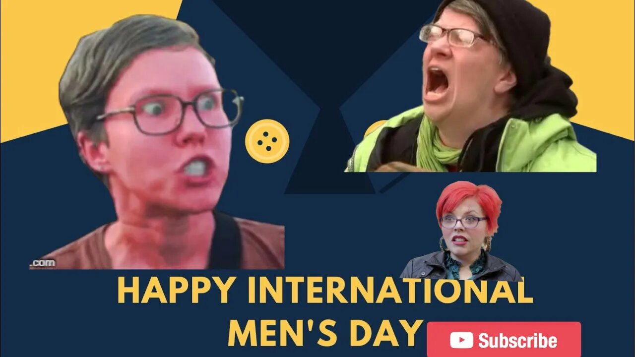 International Men's Day TRIGGERS RAGING Feminist on TWITTER! #internationalmensday #feminist #woke