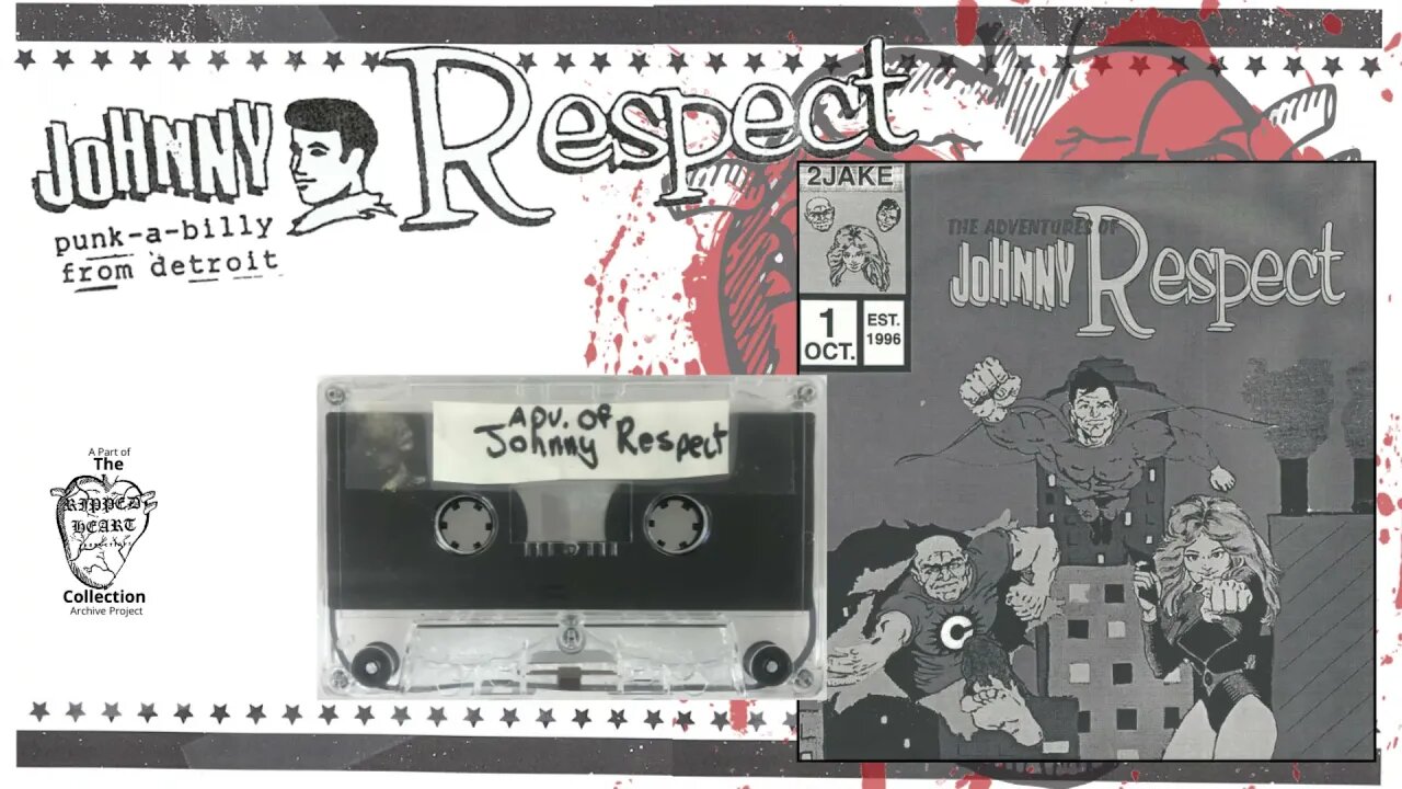 Johnny Respect 🖭 Adventures of (Out of Print 7"/Tape). Full demo EP. Detroit Christian Punk 1996