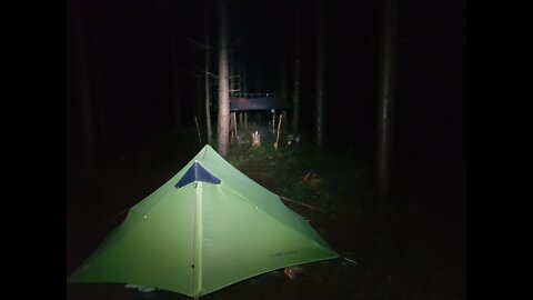 Night vlog in the woods new years 2020