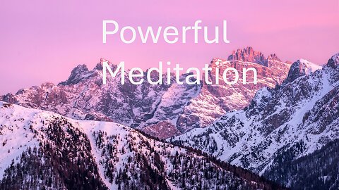 Powerful meditation way