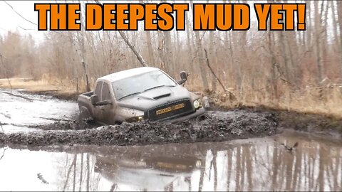 LIFTED RAM GOES DEEP IN THE MUD!