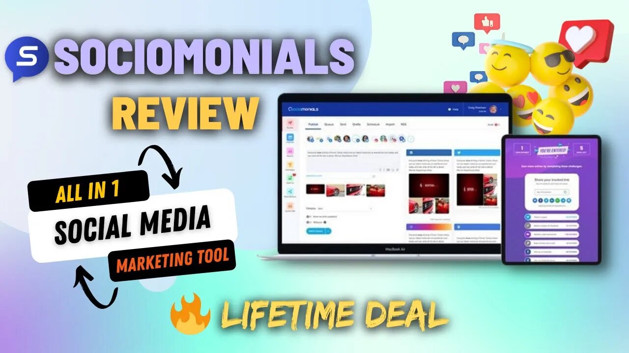 Sociamonials Review [Lifetime Deal] | Win Social Media with Automate posting, Viral giveaways & more