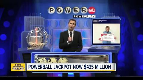 Powerball jackpot jumps to $435 million