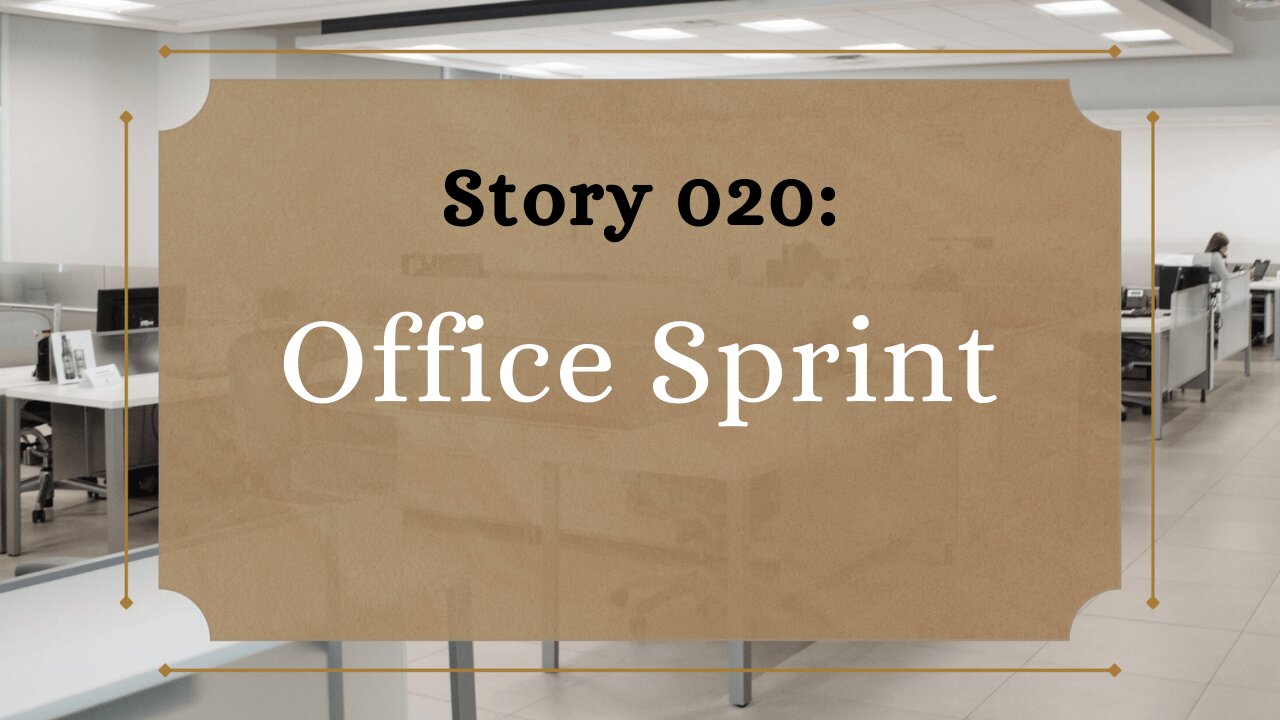 Office Sprint - The Penned Sleuth Short Story Podcast - 020