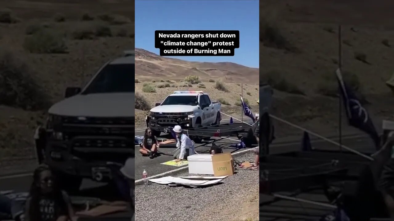 Nevada Rangers SHUT DOWN "Climate Change" Activists Outside Burning Man