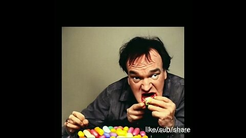 Artificial Intelligence AI Generated Quentin Tarantino takes his jelly beans very seriously