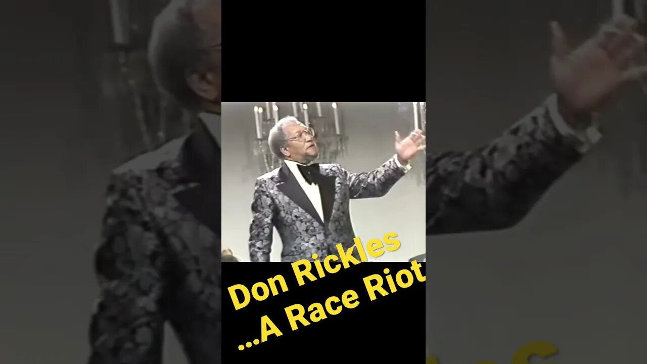 Don Rickles - Wait till you see this…A Race Riot.