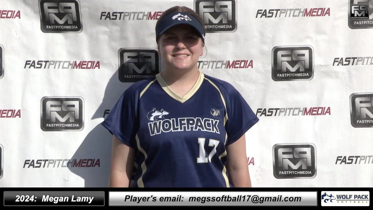 2024 Megan Lamy 4.2 GPA - Lefty Pitcher Softball Recruiting Skills Video - Lady Wolfpack