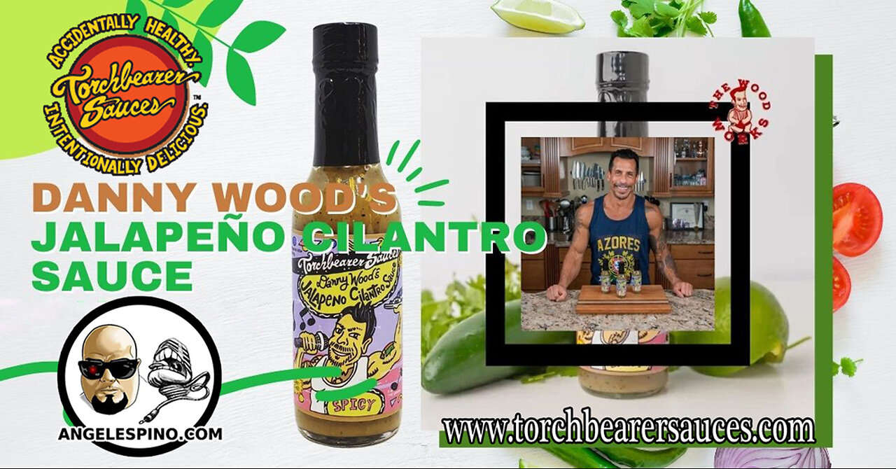 So "Danny Wood of N.K.O.T.B" has his own Spicy Cilantro Jalapeño Sauce? WELL!? Let's give it a try!