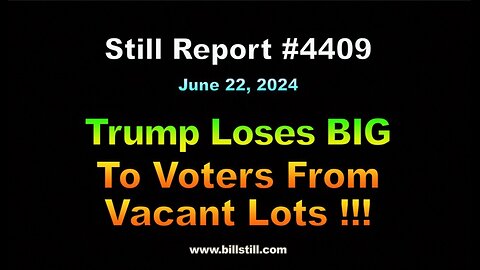 Trump Loses BIG To Voters From Vacant Lots !!!, 4409